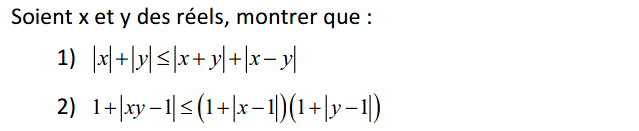 Calcul dans IR: Exercice 52