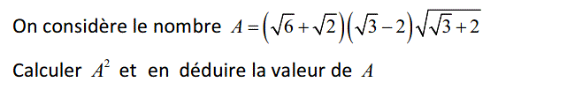 Calcul dans IR: Exercice 5