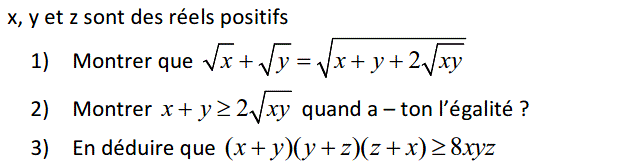 Calcul dans IR: Exercice 19
