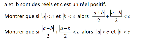 Calcul dans IR: Exercice 67