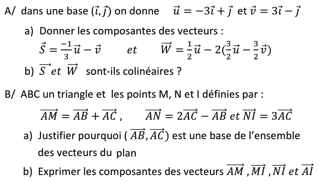 Calcul vectoriel: Exercice 62
