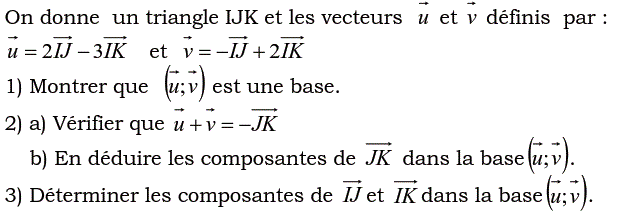 Calcul vectoriel: Exercice 34