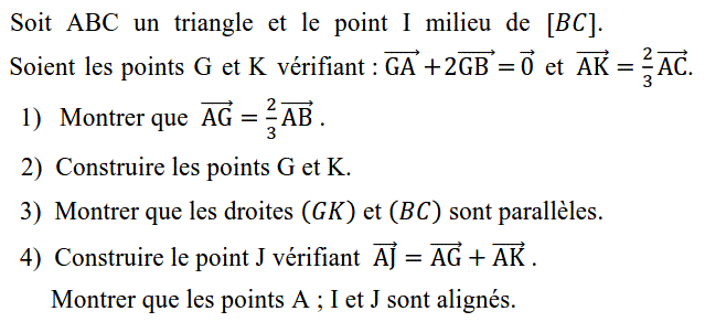 Calcul vectoriel: Exercice 29