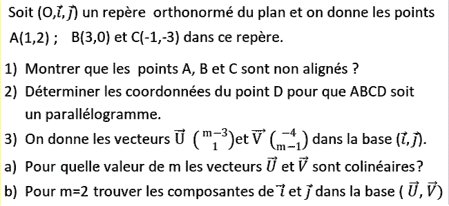 Calcul vectoriel: Exercice 65