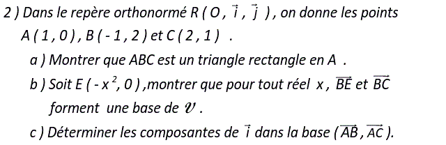 Calcul vectoriel: Exercice 49