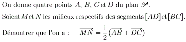 Calcul vectoriel: Exercice 7