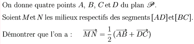 Calcul vectoriel: Exercice 5
