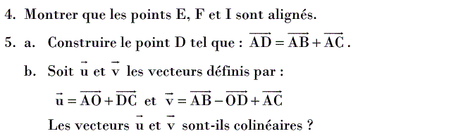 Calcul vectoriel: Exercice 46