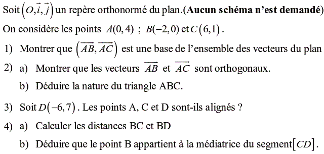 Calcul vectoriel: Exercice 51