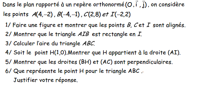 Calcul vectoriel: Exercice 45