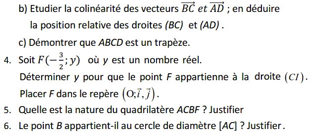 Calcul vectoriel: Exercice 85