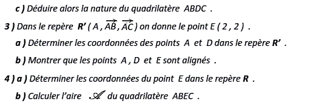 Calcul vectoriel: Exercice 83