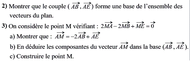 Calcul vectoriel: Exercice 81