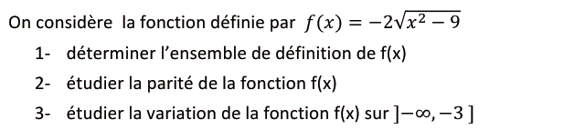 Fonctions: Exercice 20