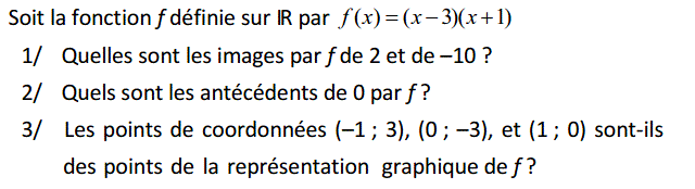 Fonctions: Exercice 16