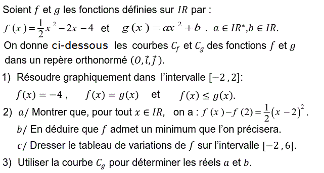 Fonctions: Exercice 19