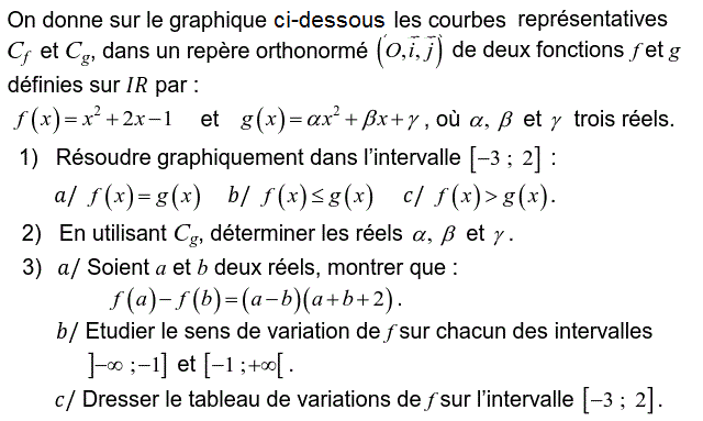 Fonctions: Exercice 17