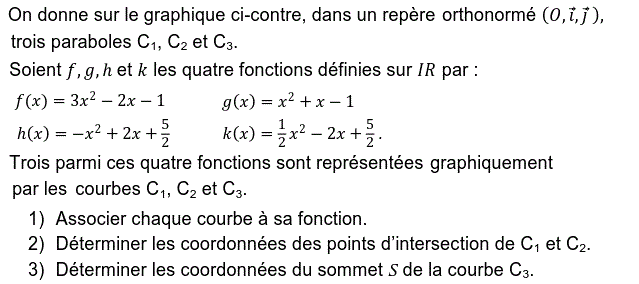 Fonctions: Exercice 27