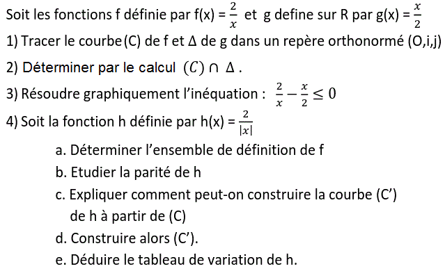 Fonctions: Exercice 28