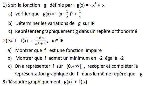 Fonctions: Exercice 25