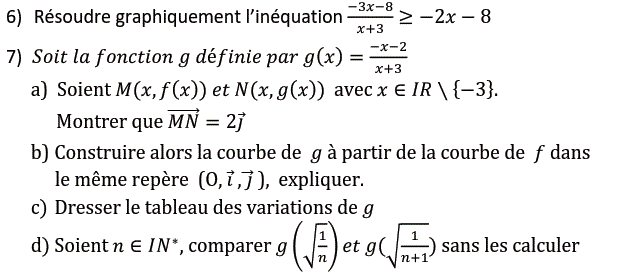 Fonctions: Exercice 59