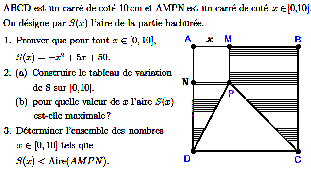 Fonctions: Exercice 30