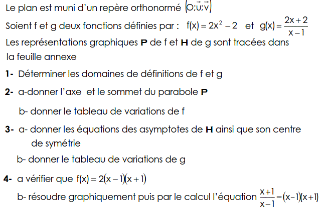 Fonctions: Exercice 60