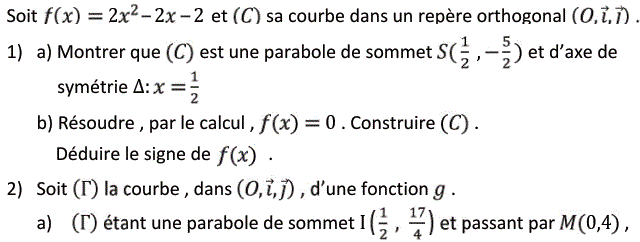 Fonctions: Exercice 44