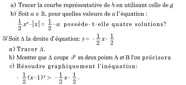 Fonctions: Exercice 47