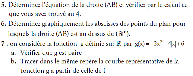 Fonctions: Exercice 38