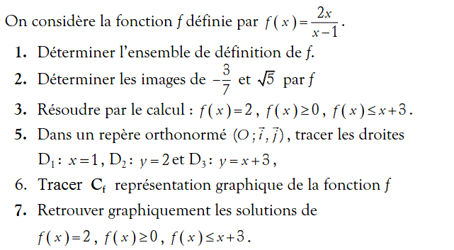 Fonctions: Exercice 4