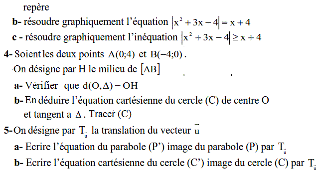 Fonctions: Exercice 61