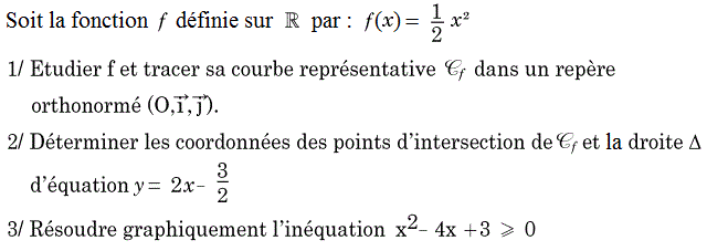 Fonctions: Exercice 8