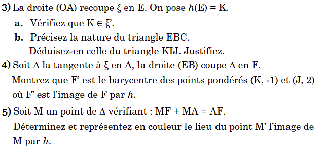 Homotheties: Exercice 36