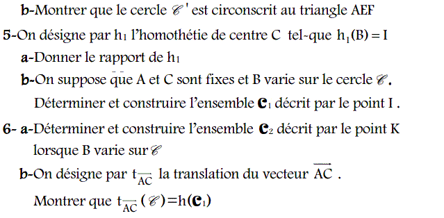 Homotheties: Exercice 39