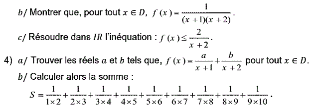 Notion de polynômes: Exercice 54