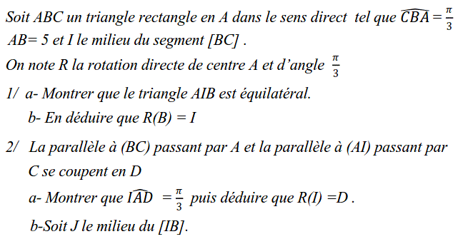 Rotations: Exercice 25