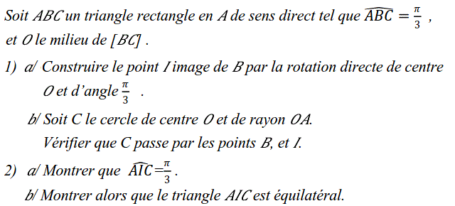 Rotations: Exercice 25