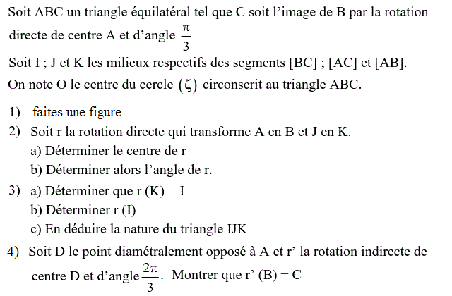 Rotations: Exercice 11