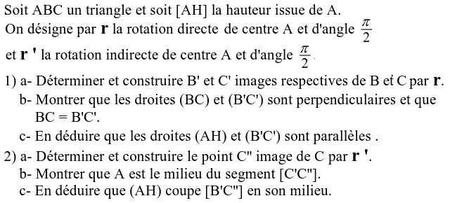 Rotations: Exercice 4