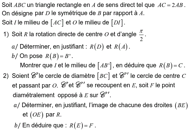 Rotations: Exercice 21