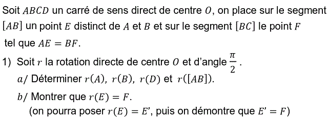 Rotations: Exercice 20