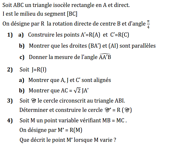 Rotations: Exercice 18