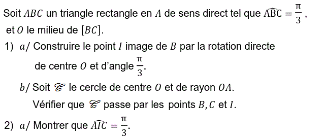 Rotations: Exercice 22