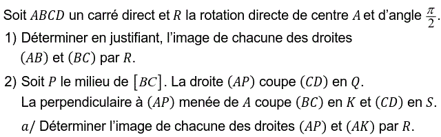 Rotations: Exercice 7