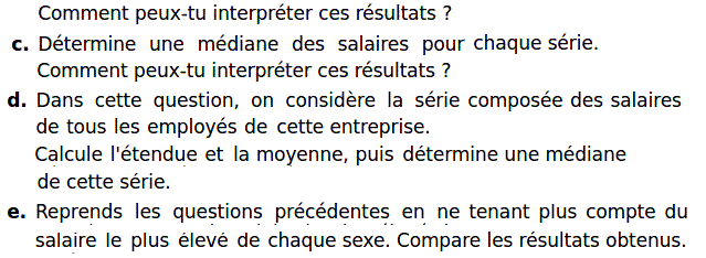 Statistiques: Exercice 4