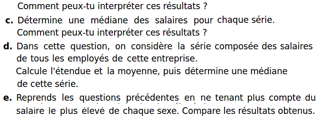 Statistiques: Exercice 3