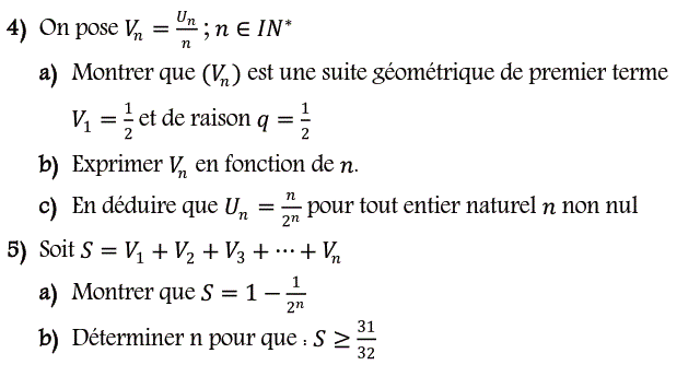 Suites: Exercice 84