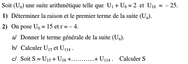 Suites: Exercice 28