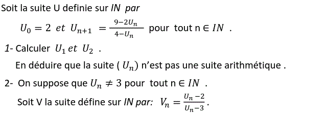 Suites: Exercice 45